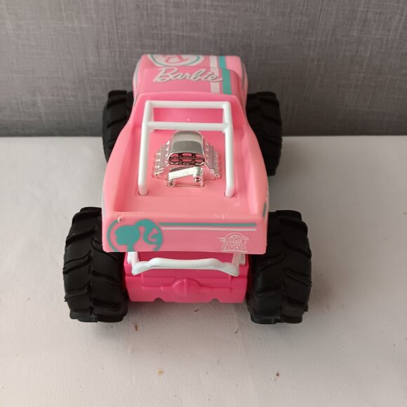Hot Wheels Monster Trucks Barbie RC Remote Control Vehicle Pink Toy Car WORKS - Picture 6 of 10